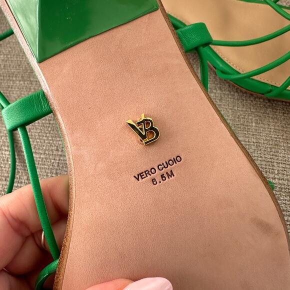 NIB: Veronica Beard Foley Ankle Tie Sandal - Picture 5 of 8